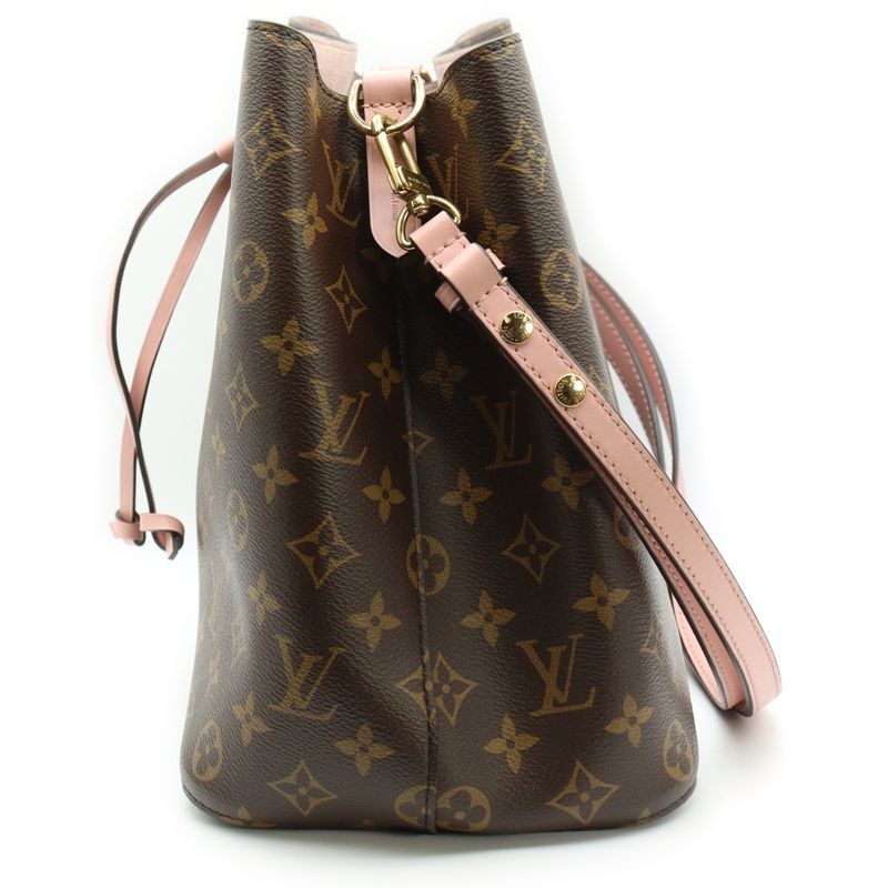 Louis Vuitton Monogram Neo-No 2way Bag Handbag Shoulder Bag Brown X Pink
