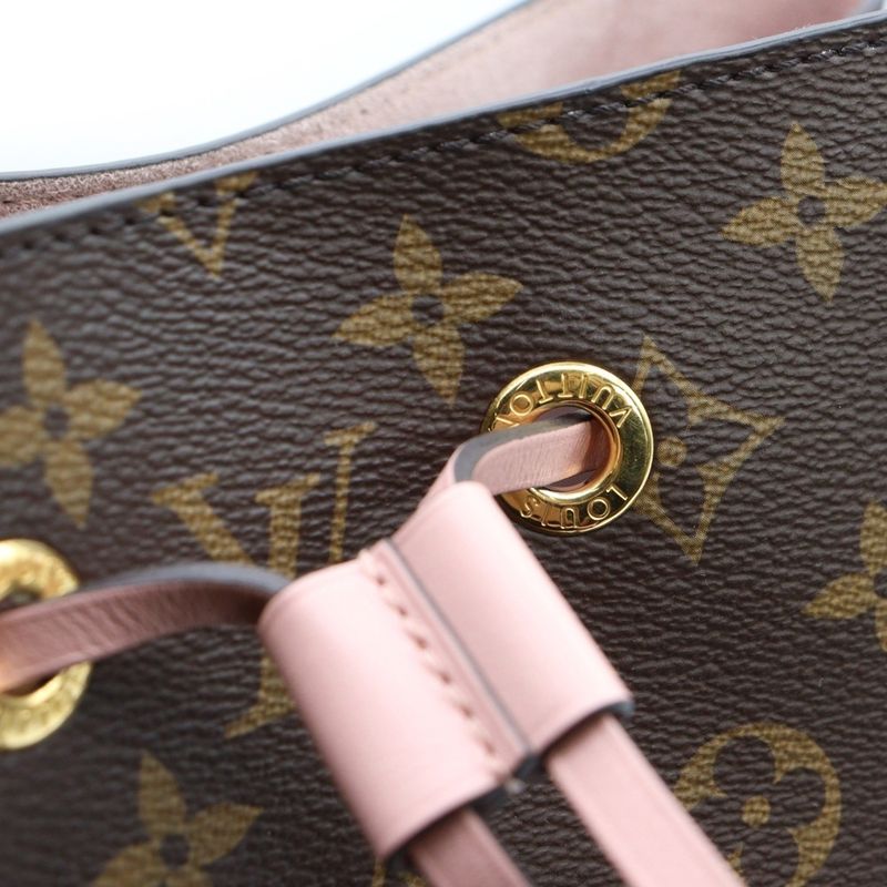 Louis Vuitton Monogram Neo-No 2way Bag Handbag Shoulder Bag Brown X Pink