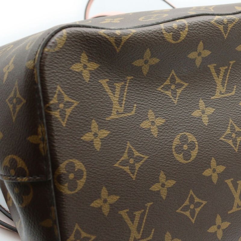 Louis Vuitton Monogram Neo-No 2way Bag Handbag Shoulder Bag Brown X Pink