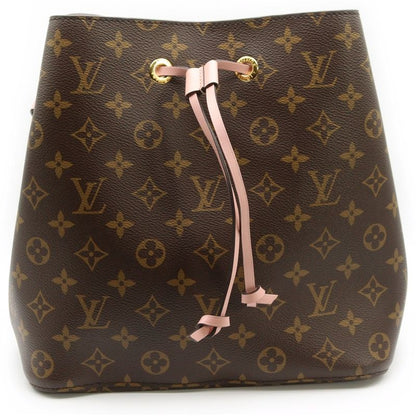 Louis Vuitton Monogram Neo-No 2way Bag Handbag Shoulder Bag Brown X Pink