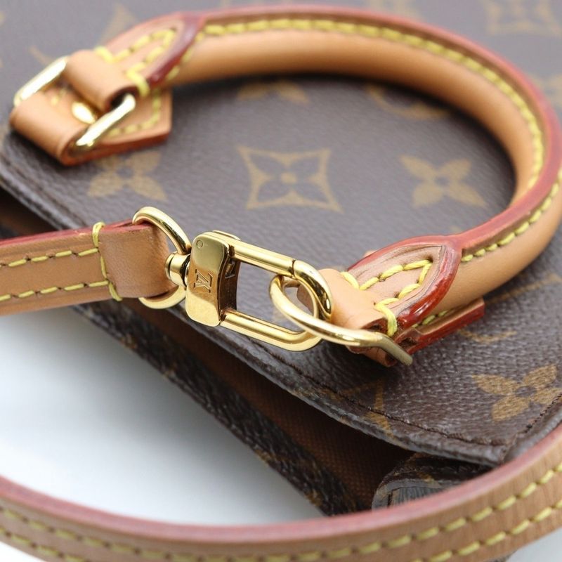 Louis Vuitton Monogram Petite Sac Pla 2way Bag Mini Bag Handbag Shoulder Bag