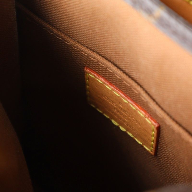 Louis Vuitton Monogram Petite Sac Pla 2way Bag Mini Bag Handbag Shoulder Bag