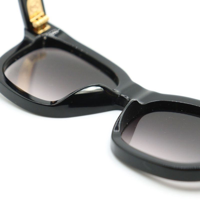 Louis Vuitton Sunglass Es My Monogram Black Frame 54?17 Z1523e Gold Hardware
