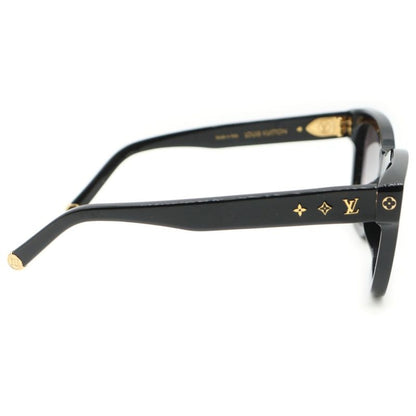 Louis Vuitton Sunglass Es My Monogram Black Frame 54?17 Z1523e Gold Hardware