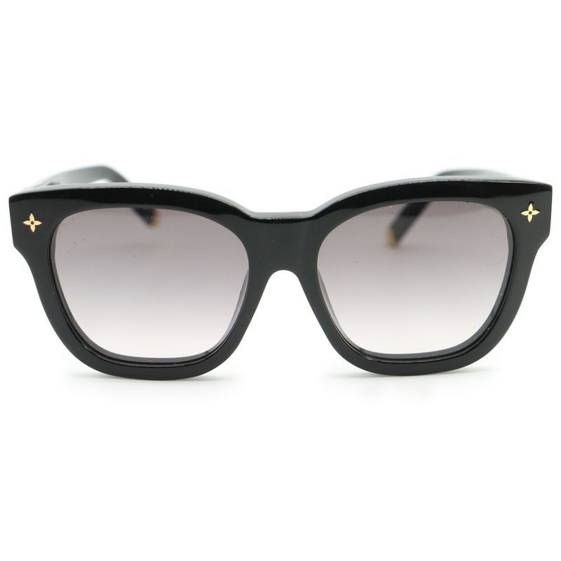 Louis Vuitton Sunglass Es My Monogram Black Frame 54?17 Z1523e Gold Hardware