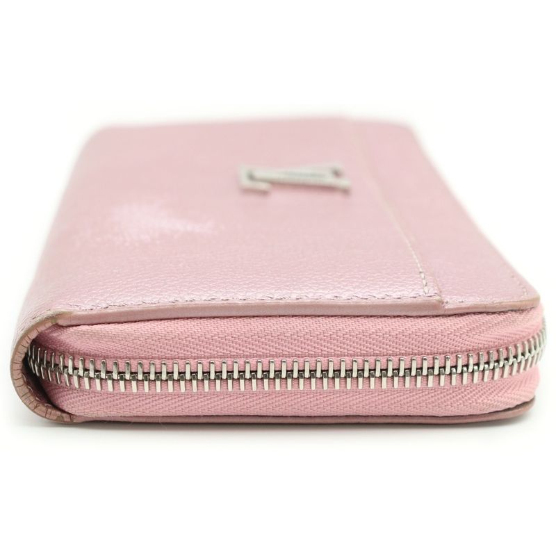 Louis Vuitton Zippy Lock Me Crystal Rose Long Wallet Long Wallet Metallic Pink