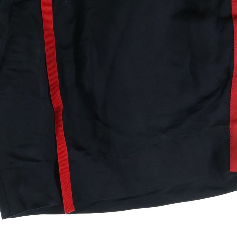 Gucci Sideline Nylon Draw String Shorts Black Red 522951