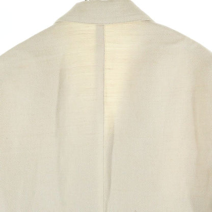 Fendi Jute Double Breasted Jacket Beige Fj0513 Hj3