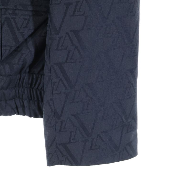 Louis Vuitton 24aw Logo All-Over Zip-Up Tailored Wool Blouson Rm242mf-Dli-Hrfb1e