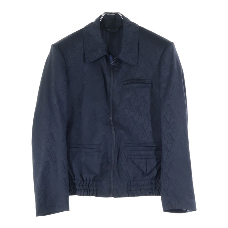 Louis Vuitton 24aw Logo All-Over Zip-Up Tailored Wool Blouson Rm242mf-Dli-Hrfb1e