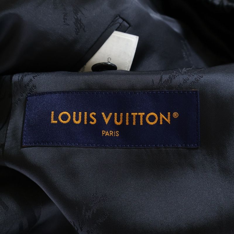 Louis Vuitton 24aw Logo All-Over Zip-Up Tailored Wool Blouson Rm242mf-Dli-Hrfb1e