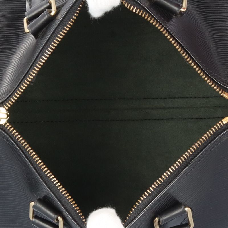 Louis Vuitton Speedy 25 Epi Handbag Epi Leather M43012 Black Women Louis