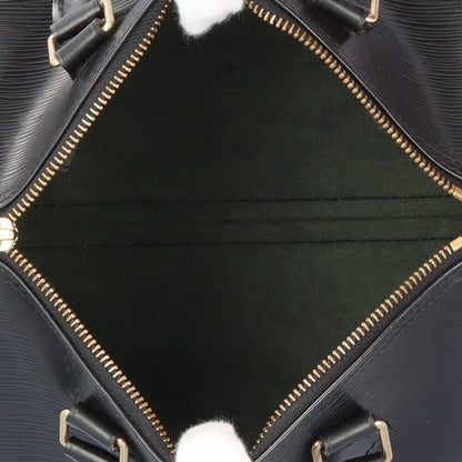 Louis Vuitton Speedy 25 Epi Handbag Epi Leather M43012 Black Women Louis