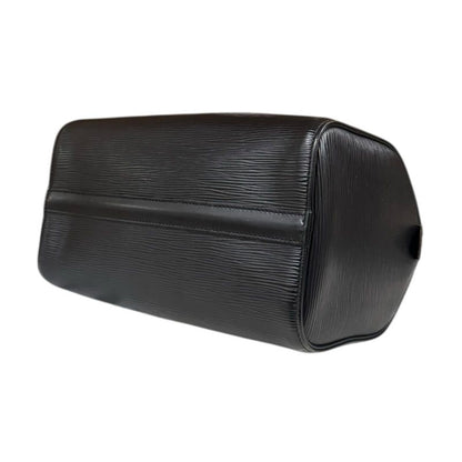 Louis Vuitton Speedy 25 Epi Handbag Epi Leather M43012 Black Women Louis