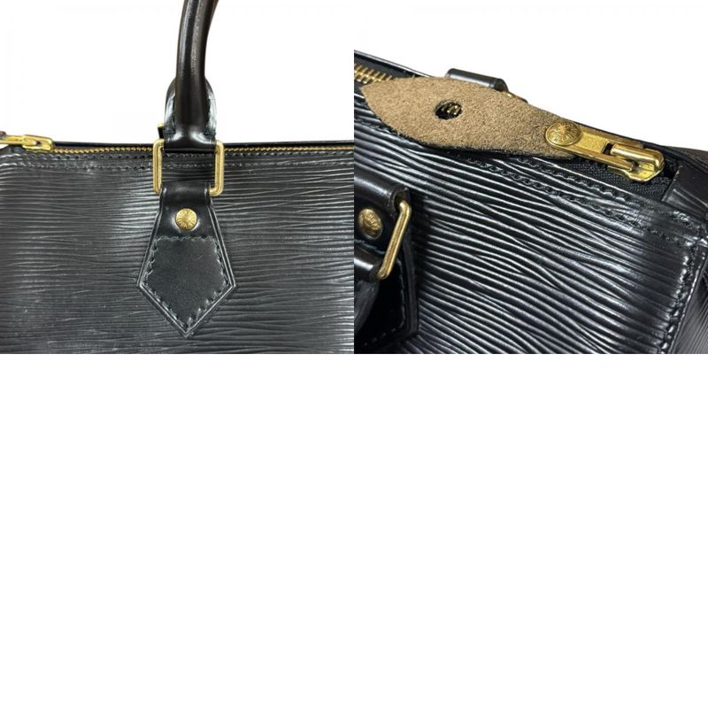 Louis Vuitton Speedy 25 Epi Handbag Epi Leather M43012 Black Women Louis
