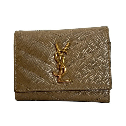Saint Laurent Paris Key Case - 580656 Beige 6 Hooks Quilted Leather