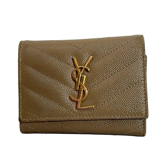 Saint Laurent Paris Key Case - 580656 Beige 6 Hooks Quilted Leather