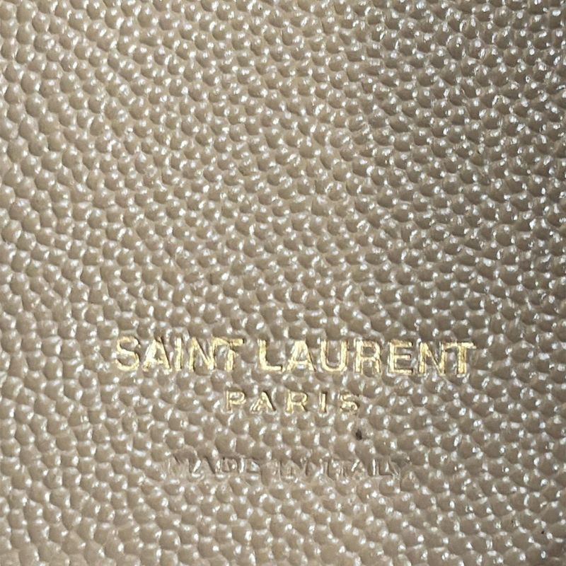 Saint Laurent Paris Key Case - 580656 Beige 6 Hooks Quilted Leather