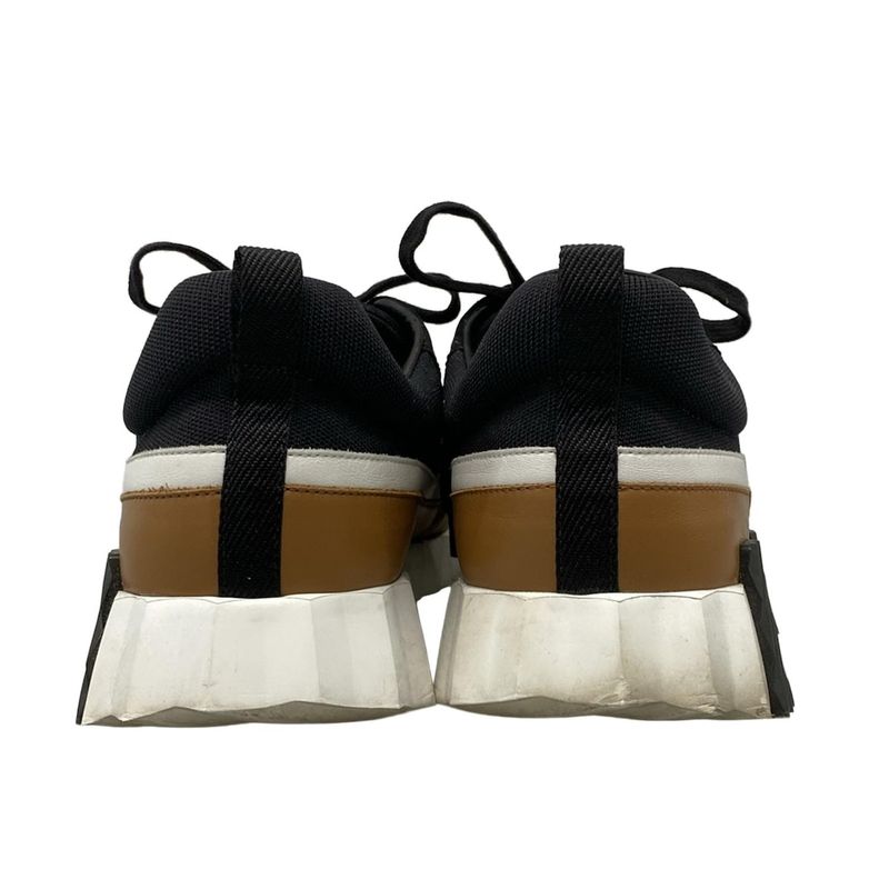 Hermes Sneakers 425 Women's Bouncing Black X White X Brown Leather