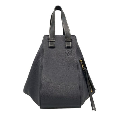 Loewe Handbag Hammock Bag Small 38712kbn60 Dark Navy and Black Leather