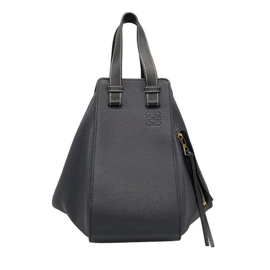 Loewe Handbag Hammock Bag Small 38712kbn60 Dark Navy and Black Leather