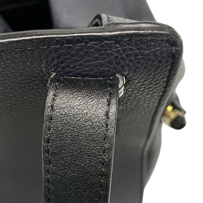 Loewe Handbag Hammock Bag Small 38712kbn60 Dark Navy and Black Leather