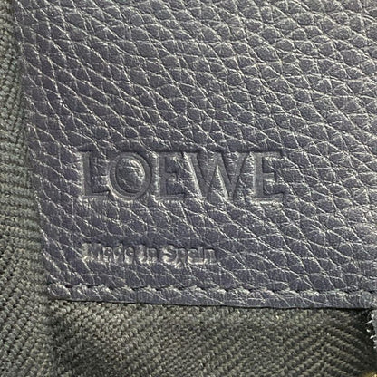 Loewe Handbag Hammock Bag Small 38712kbn60 Dark Navy and Black Leather