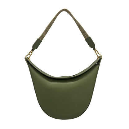 Loewe Shoulder Bag Luna Bag Green Leather