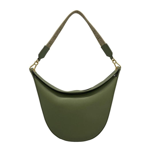 Loewe Shoulder Bag Luna Bag Green Leather