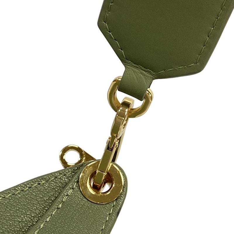 Loewe Shoulder Bag Luna Bag Green Leather