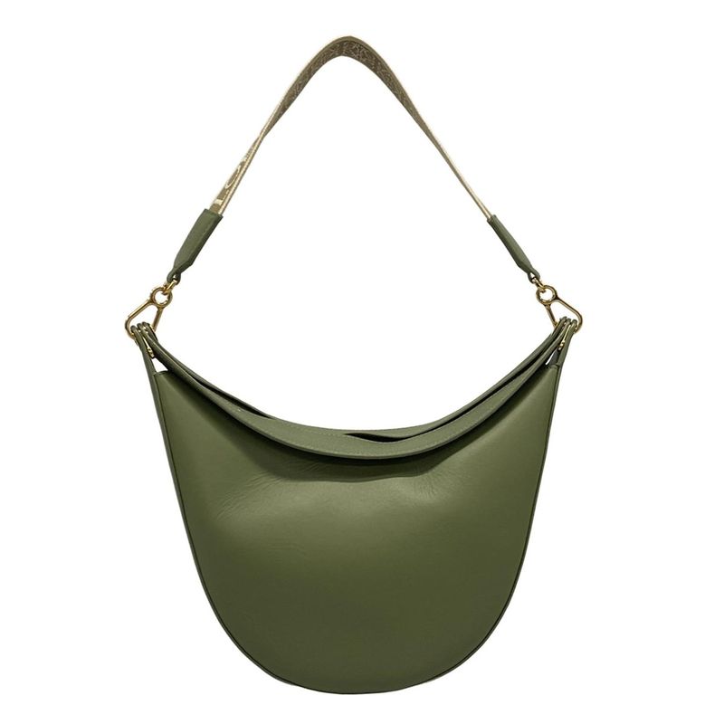 Loewe Shoulder Bag Luna Bag Green Leather