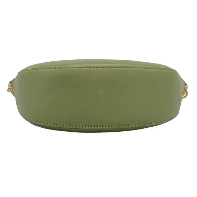 Loewe Shoulder Bag Luna Bag Green Leather