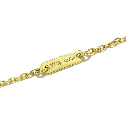 Van Cleef & Arpels Necklace Sweet Alhambra Vcarf69100 18k Yellow Gold X White