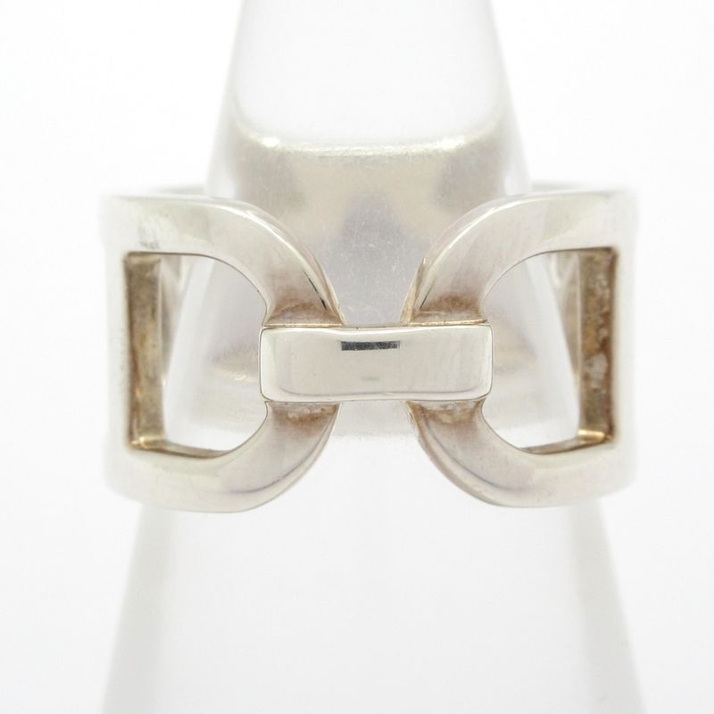 Hermes Ring 51 Ever Chaine D'ancre Silver