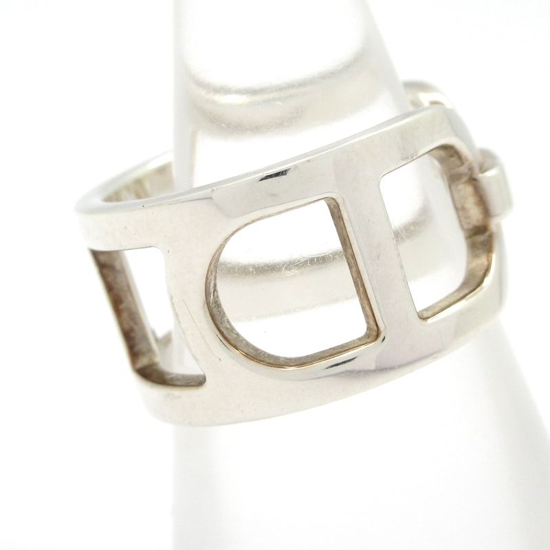 Hermes Ring 51 Ever Chaine D'ancre Silver