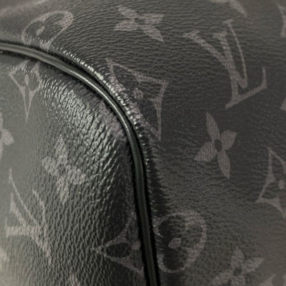Louis Vuitton Boston Bag Monogram Eclipse in Canvas Keepall Bandouliere 55