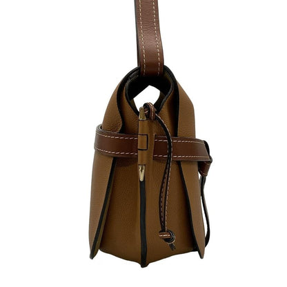 Loewe Shoulder Bag Gate Bag Large Brown×dark Brown