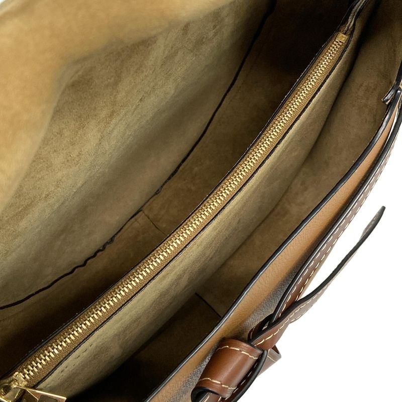 Loewe Shoulder Bag Gate Bag Large Brown×dark Brown