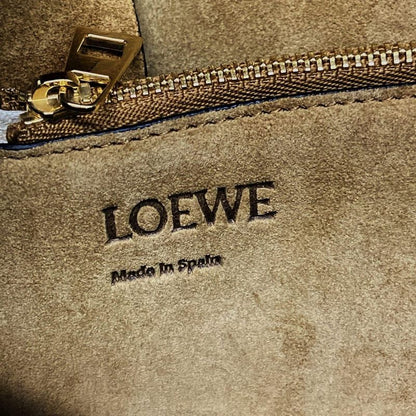 Loewe Shoulder Bag Gate Bag Large Brown×dark Brown