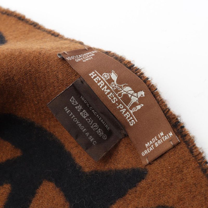 Hermes Scarf Buckle & Camaille Other Scarf Women Used a