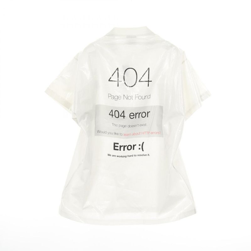 Balenciaga Cut and Sewn Loading Error Misplaced 744440 Grey Cotton Laminated