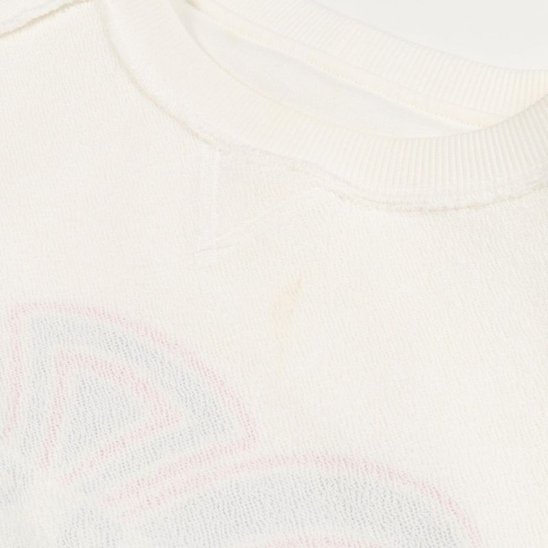 Celine Sweatshirt Triomphe 2y58a670q White Cotton Triomphe Print Sweatshirt