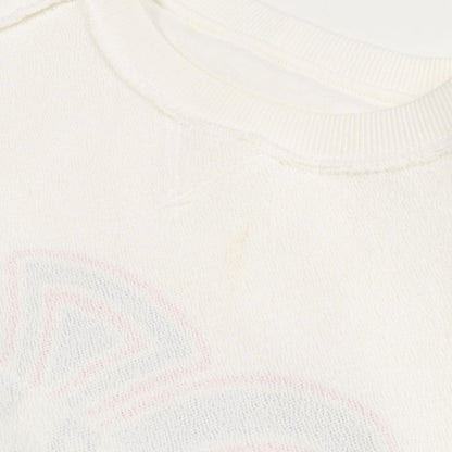 Celine Sweatshirt Triomphe 2y58a670q White Cotton Triomphe Print Sweatshirt