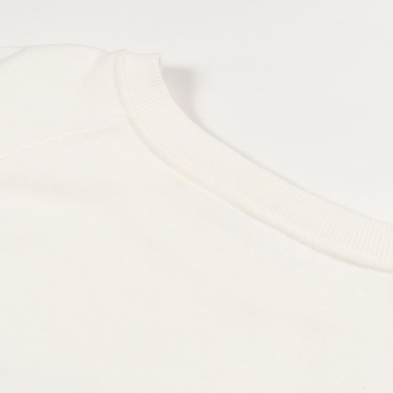 Celine Sweatshirt Triomphe 2y58a670q White Cotton Triomphe Print Sweatshirt