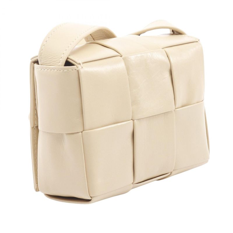 Bottega Veneta Shoulder Bag Candy Cassette Mini Bag 667048 Beige Leather Mini