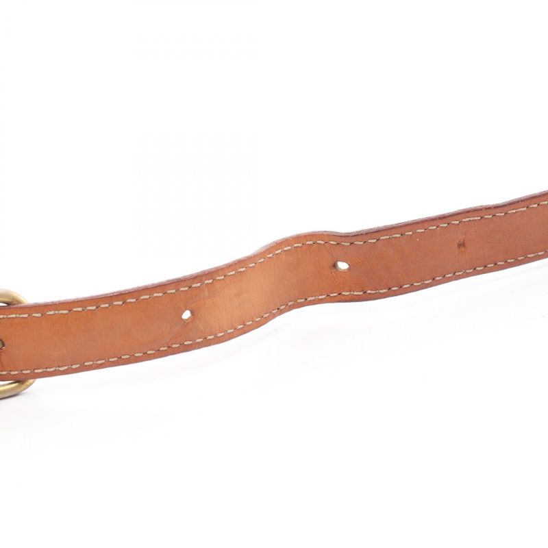 Celine Shoulder Bag Macadam Brown PVC Coated Canvas Leather Macadam Shoulder