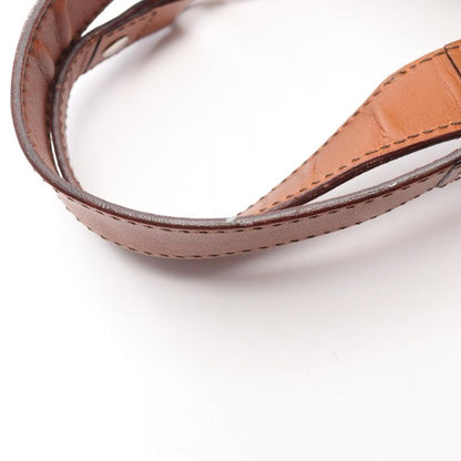 Celine Handbag Macadam Brown PVC Coated Canvas Leather Macadam Handbag Women