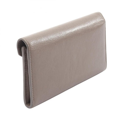 Balenciaga Bifold Long Wallet Paper 499207 Brown Leather Bifold Long Wallet