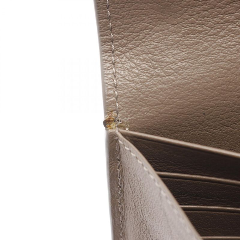 Balenciaga Bifold Long Wallet Paper 499207 Brown Leather Bifold Long Wallet