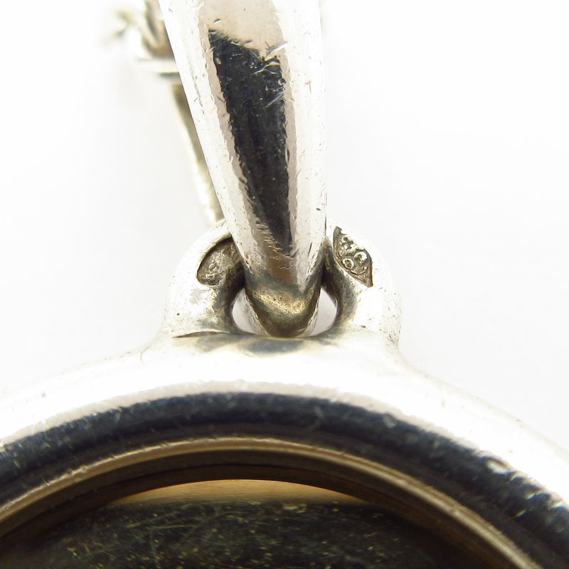 Hermes Necklace Serie Silver and 18k Yellow Gold